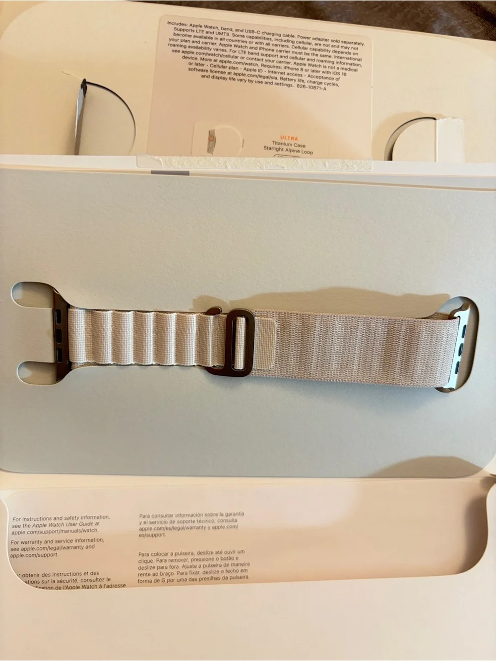Apple Watch Ultra Titanium Straight Alpine Loop 49mm